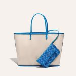 Goyard Saint Louis PM Tote Bag Sky Blue - Image 3